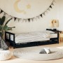 Children's bed frame with black pine wood drawers 80x200cm by vidaXL, Cribs and beds for children - Ref: Foro24-834407, Price...