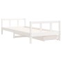 Children's bed frame with white pine wood drawers 90x200 cm by vidaXL, Cribs and beds for children - Ref: Foro24-834409, Pric...