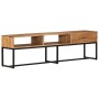 Solid acacia wood TV stand 160x30x45 cm by vidaXL, TV Furniture - Ref: Foro24-337991, Price: 115,93 €, Discount: %