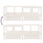 Children's bed frame with drawers, made of white pine wood, 70x140 cm. by vidaXL, Cribs and beds for children - Ref: Foro24-8...