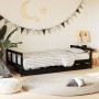 Estructura de cama niños con cajones madera pino negro 90x200cm de vidaXL, Cunas y camas para niños - Ref: Foro24-834410, Pre...