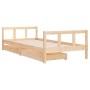 Estructura de cama para niños con cajones madera pino 90x200 cm de vidaXL, Cunas y camas para niños - Ref: Foro24-834408, Pre...