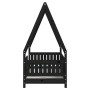 Black pine wood children's bed frame 70x140 cm by vidaXL, Cribs and beds for children - Ref: Foro24-834503, Price: 200,13 €, ...