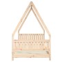 Estructura de cama para niños madera maciza de pino 90x200 cm de vidaXL, Cunas y camas para niños - Ref: Foro24-834498, Preci...