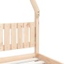 Estructura de cama para niños madera maciza de pino 90x200 cm de vidaXL, Cunas y camas para niños - Ref: Foro24-834498, Preci...