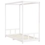 Estructura de cama para niños madera de pino blanco 90x190 cm de vidaXL, Cunas y camas para niños - Ref: Foro24-834517, Preci...