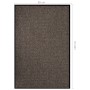 Beige Fußmatte 80x120 cm von vidaXL, Fußmatten - Ref: Foro24-331578, Preis: 32,08 €, Rabatt: %