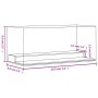 Transparente Acryl-Displaybox 19,5 x 8,5 x 8,5 cm von vidaXL, Zähler - Ref: Foro24-154893, Preis: 19,36 €, Rabatt: %