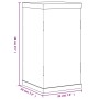 Clear acrylic display case 20x20x38 cm by vidaXL, Counters - Ref: Foro24-154920, Price: 32,29 €, Discount: %