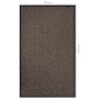 Beige Fußmatte 90x150 cm von vidaXL, Fußmatten - Ref: Foro24-331579, Preis: 40,83 €, Rabatt: %