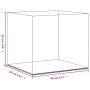 Caja de exposición acrílico transparente 40x36x35 cm de vidaXL, Mostradores - Ref: Foro24-154905, Precio: 104,73 €, Descuento: %