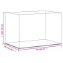 Transparent acrylic display box 56x36x37 cm by vidaXL, Counters - Ref: Foro24-154906, Price: 121,13 €, Discount: %