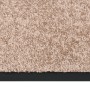 Beige doormat 60x80 cm by vidaXL, Doormats - Ref: Foro24-331584, Price: 29,23 €, Discount: %