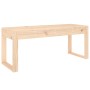 Banco de jardín madera maciza de pino 110x38x45 cm de vidaXL, Bancos de jardín - Ref: Foro24-825093, Precio: 81,99 €, Descuen...