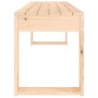 Garden bench solid pine wood 110x38x45 cm by vidaXL, garden benches - Ref: Foro24-825093, Price: 85,31 €, Discount: %