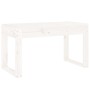 Banco de jardín madera maciza de pino blanco 80x38x45 cm de vidaXL, Bancos de jardín - Ref: Foro24-825087, Precio: 79,05 €, D...