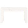 Banco de jardín madera maciza de pino blanco 80x38x45 cm de vidaXL, Bancos de jardín - Ref: Foro24-825087, Precio: 79,05 €, D...