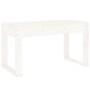 Banco de jardín madera maciza de pino blanco 80x38x45 cm de vidaXL, Bancos de jardín - Ref: Foro24-825087, Precio: 79,05 €, D...