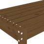 Solid pine wood garden bench in honey brown color, 110x38x45 cm. by vidaXL, garden benches - Ref: Foro24-825096, Price: 84,69...