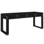 Garden bench solid black pine wood 110x38x45 cm by vidaXL, garden benches - Ref: Foro24-825097, Price: 52,62 €, Discount: %