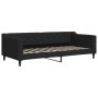 Black fabric sofa bed 90x200 cm by vidaXL, Beds and slatted bases - Ref: Foro24-354163, Price: 238,84 €, Discount: %