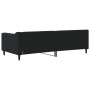 Black fabric sofa bed 90x200 cm by vidaXL, Beds and slatted bases - Ref: Foro24-354163, Price: 238,84 €, Discount: %