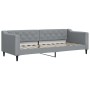 Sofá cama tela gris claro 80x200 cm de vidaXL, Camas y somieres - Ref: Foro24-354156, Precio: 209,63 €, Descuento: %