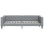 Sofá cama tela gris claro 80x200 cm de vidaXL, Camas y somieres - Ref: Foro24-354156, Precio: 209,63 €, Descuento: %