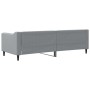 Sofá cama tela gris claro 80x200 cm de vidaXL, Camas y somieres - Ref: Foro24-354156, Precio: 209,63 €, Descuento: %