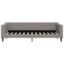 Sofá cama tela gris taupe 80x200 cm de vidaXL, Camas y somieres - Ref: Foro24-354159, Precio: 209,63 €, Descuento: %