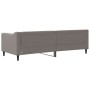 Sofá cama tela gris taupe 80x200 cm de vidaXL, Camas y somieres - Ref: Foro24-354159, Precio: 209,63 €, Descuento: %