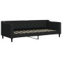 Black fabric sofa bed 80x200 cm by vidaXL, Beds and slatted bases - Ref: Foro24-354158, Price: 209,99 €, Discount: %