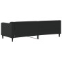 Black fabric sofa bed 80x200 cm by vidaXL, Beds and slatted bases - Ref: Foro24-354158, Price: 209,99 €, Discount: %