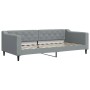 Sofá cama tela gris claro 90x200 cm de vidaXL, Camas y somieres - Ref: Foro24-354161, Precio: 256,34 €, Descuento: %