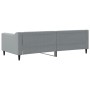 Sofá cama tela gris claro 90x200 cm de vidaXL, Camas y somieres - Ref: Foro24-354161, Precio: 256,34 €, Descuento: %