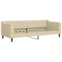 Cream fabric sofa bed 80x200 cm by vidaXL, Beds and slatted bases - Ref: Foro24-354160, Price: 209,63 €, Discount: %