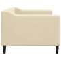 Cream fabric sofa bed 80x200 cm by vidaXL, Beds and slatted bases - Ref: Foro24-354160, Price: 209,63 €, Discount: %