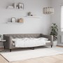 Taupe gray fabric sofa bed 90x200 cm by vidaXL, Beds and slatted bases - Ref: Foro24-354164, Price: 241,36 €, Discount: %