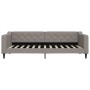 Sofá cama tela gris taupe 90x200 cm de vidaXL, Camas y somieres - Ref: Foro24-354164, Precio: 241,36 €, Descuento: %