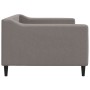 Taupe gray fabric sofa bed 90x200 cm by vidaXL, Beds and slatted bases - Ref: Foro24-354164, Price: 238,37 €, Discount: %