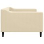 Cream fabric sofa bed 90x200 cm by vidaXL, Beds and slatted bases - Ref: Foro24-354165, Price: 213,71 €, Discount: %