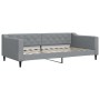 Sofá cama tela gris claro 100x200 cm de vidaXL, Camas y somieres - Ref: Foro24-354166, Precio: 223,68 €, Descuento: %