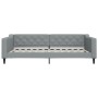 Sofá cama tela gris claro 100x200 cm de vidaXL, Camas y somieres - Ref: Foro24-354166, Precio: 223,68 €, Descuento: %