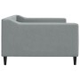 Sofá cama tela gris claro 100x200 cm de vidaXL, Camas y somieres - Ref: Foro24-354166, Precio: 223,68 €, Descuento: %