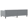 Sofá cama tela gris claro 100x200 cm de vidaXL, Camas y somieres - Ref: Foro24-354166, Precio: 223,68 €, Descuento: %