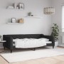 Black fabric sofa bed 100x200 cm by vidaXL, Beds and slatted bases - Ref: Foro24-354168, Price: 231,92 €, Discount: %