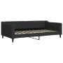 Sofá cama tela negro 100x200 cm de vidaXL, Camas y somieres - Ref: Foro24-354168, Precio: 231,92 €, Descuento: %