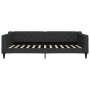 Black fabric sofa bed 100x200 cm by vidaXL, Beds and slatted bases - Ref: Foro24-354168, Price: 231,92 €, Discount: %