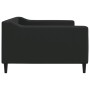 Black fabric sofa bed 100x200 cm by vidaXL, Beds and slatted bases - Ref: Foro24-354168, Price: 231,92 €, Discount: %