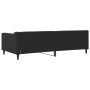 Black fabric sofa bed 100x200 cm by vidaXL, Beds and slatted bases - Ref: Foro24-354168, Price: 231,92 €, Discount: %